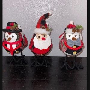 Christmas decor birds